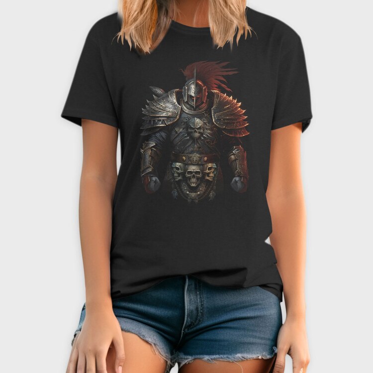 Grim Warrior Skull, Tricou Barbati (Unisex)