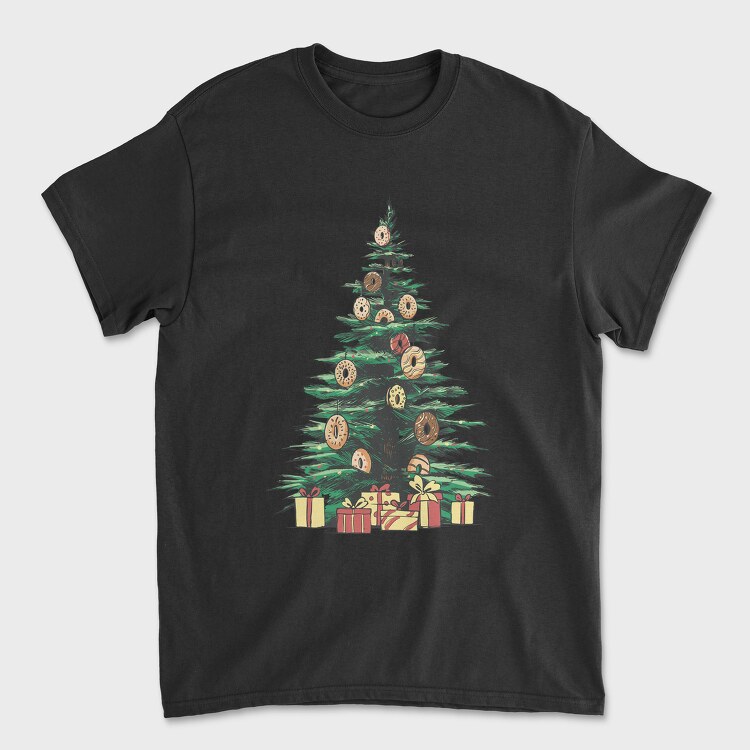 Christmas Tree Donuts, Tricou Barbati (Unisex)