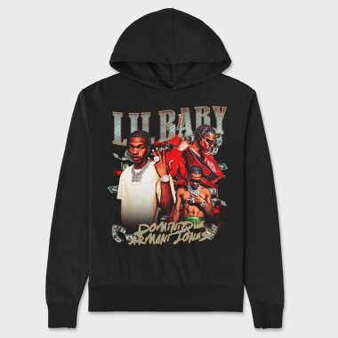 Lil Baby Armani Jones 1, Hanorac Oversize Barbati (Unisex)