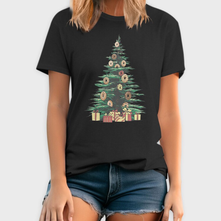 Christmas Tree Donuts, Tricou Barbati (Unisex)