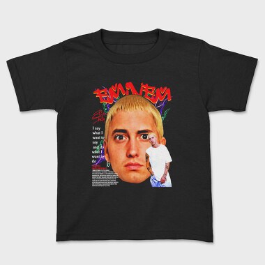 Eminem Face Art 1, Tricou Copii