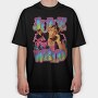 Juice Wrld Neon 1, Tricou Oversize Barbati (Unisex)