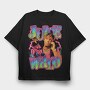 Juice Wrld Neon 1, Tricou Oversize Barbati (Unisex)