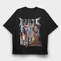Electric Fire Mesh 1, Tricou Oversize Barbati (Unisex)