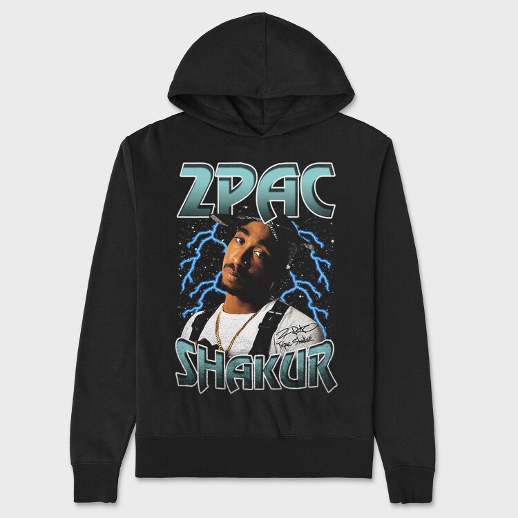 2pac Lightning 1, Hanorac Oversize Barbati (Unisex)