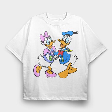 Cartoon Retro Disney 3, Tricou Oversize Barbati (Unisex)