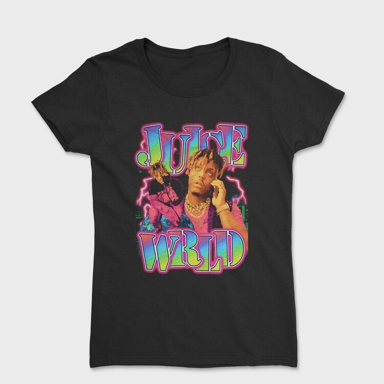 Juice Wrld Neon 1, Tricou Femei
