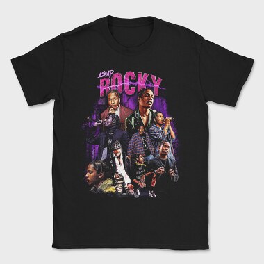 Asap Rocky Neon 1, Tricou Barbati (Unisex)