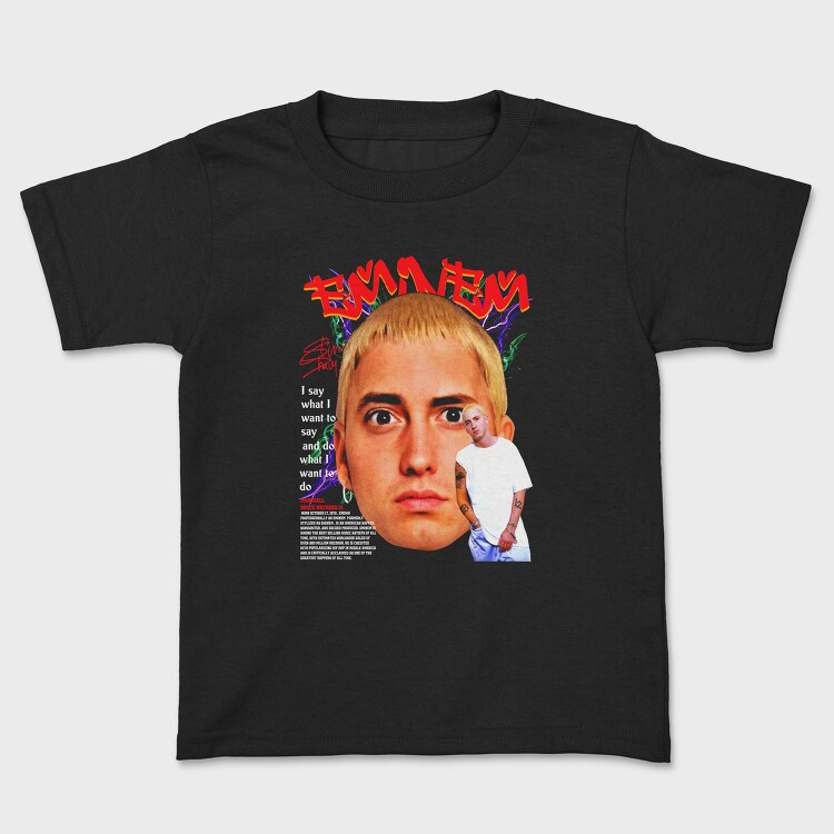 Eminem Face Art, Tricou Copii