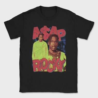 Aap Rocky Neon, Tricou Barbati (Unisex)