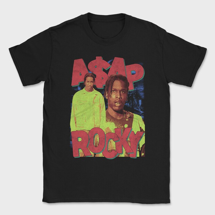 Aap Rocky Neon, Tricou Barbati (Unisex)