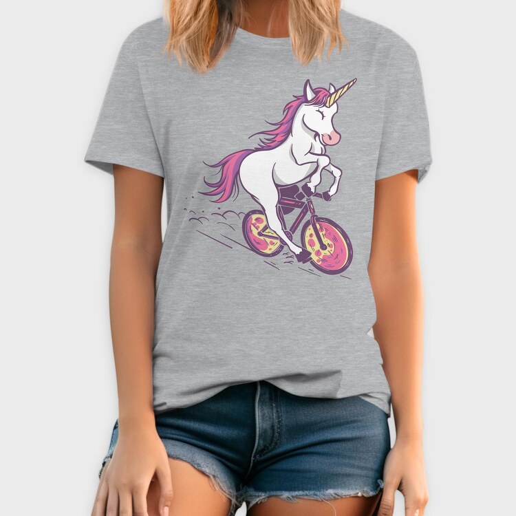 Bicicle Unicorn, Tricou Barbati (Unisex)
