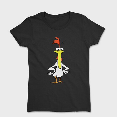 Cartoon Retro Cow and Chicken 6, Tricou Femei