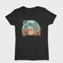 Cat And Plants, Tricou Femei