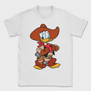 Cartoon Retro Donald Duck 3, Tricou Barbati (Unisex)