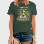Camping and Hund, Tricou Barbati (Unisex)