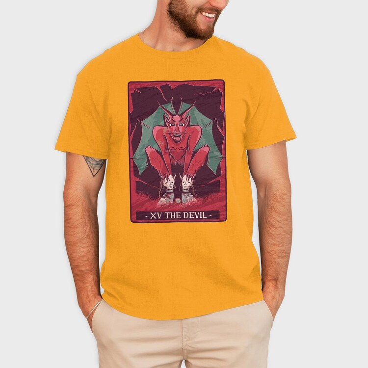 The Devil, Tricou Barbati (Unisex)