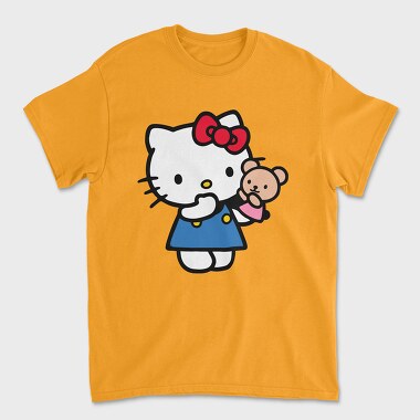 Cartoon Retro Hello Kitty 3, Tricou Barbati (Unisex)