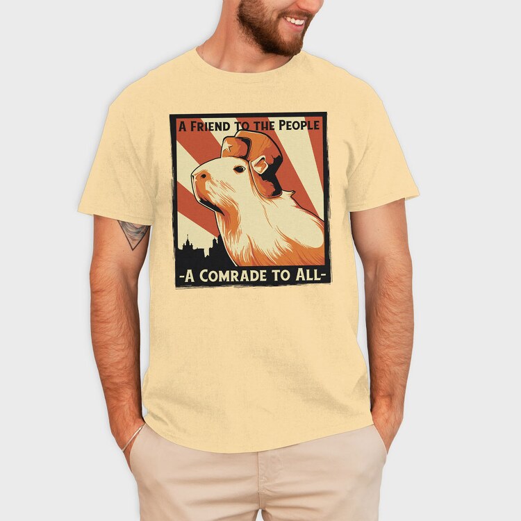 Soviet Capybara, Tricou Barbati (Unisex)