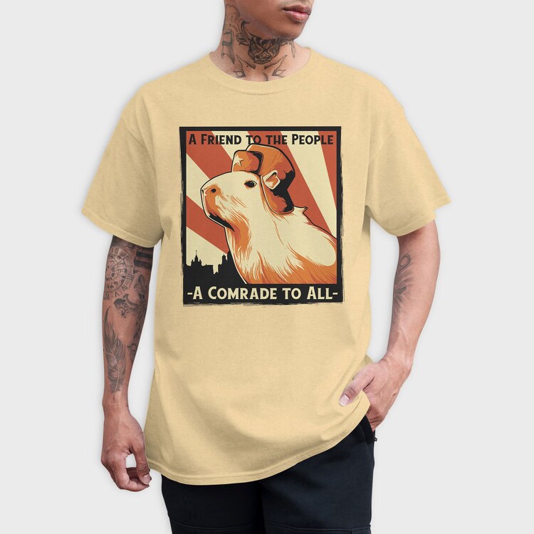 Soviet Capybara, Tricou Barbati (Unisex)
