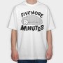 Cat In Sleeping Bag Five Minutes, Tricou Oversize Barbati (Unisex)