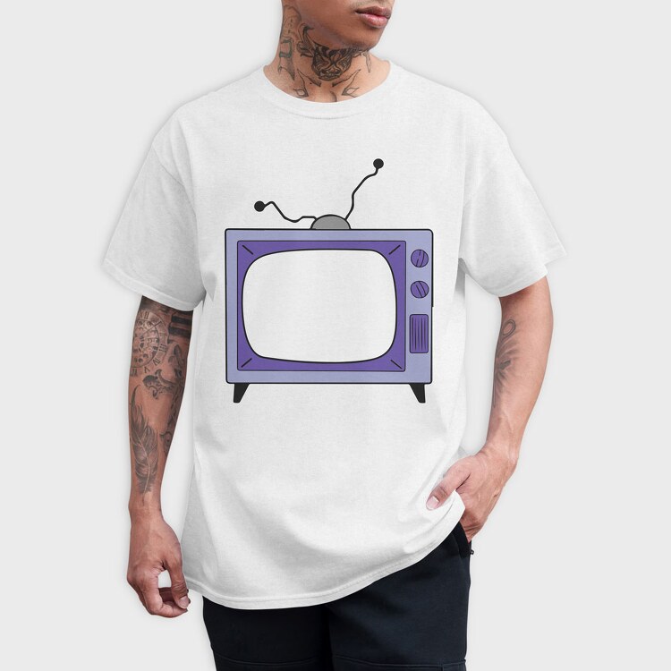 The Simpsons Tv, Tricou Barbati (Unisex)