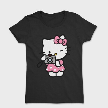 Cartoon Retro Hello Kitty 1, Tricou Femei