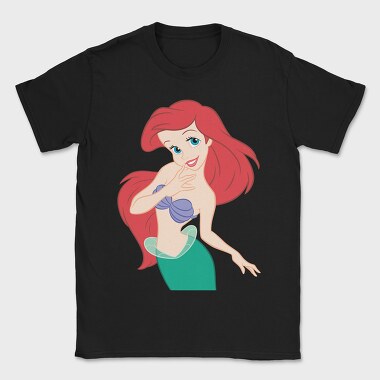 Cartoon Retro La Sirenta 3, Tricou Barbati (Unisex)
