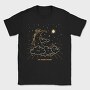 Dark Moon And Clouds Stars Sun Planets Tote, Tricou Barbati (Unisex)