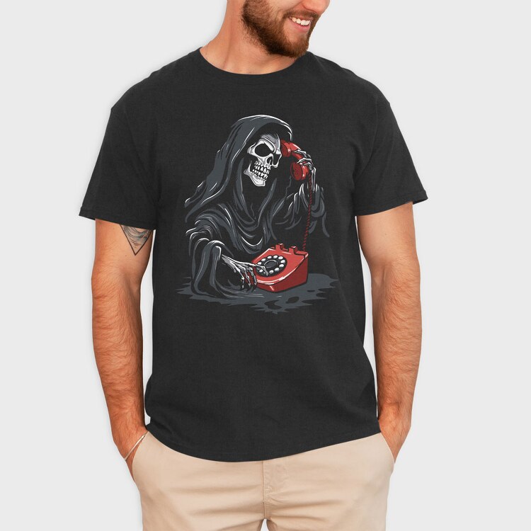 Death at Phone, Tricou Barbati (Unisex)