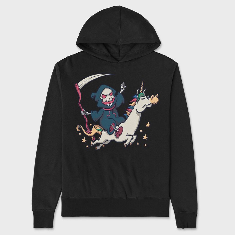Death In Unicorn Dead, Hanorac Oversize Barbati (Unisex)