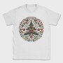 Decorative Christmas Tree Wreath, Tricou Barbati (Unisex)