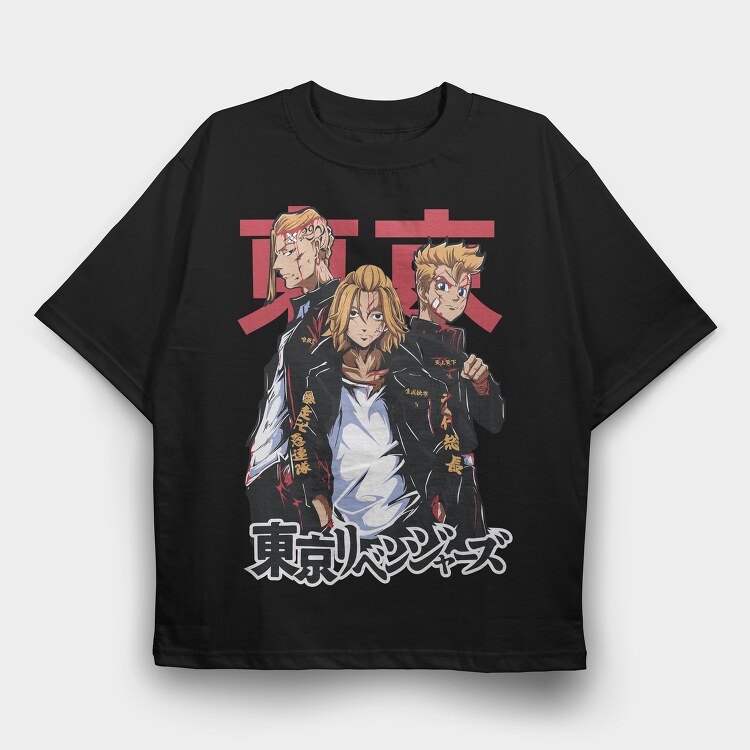Tokyo Revengers 6, Tricou Oversize Barbati (Unisex)