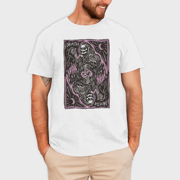 Death Card, Tricou Barbati (Unisex)
