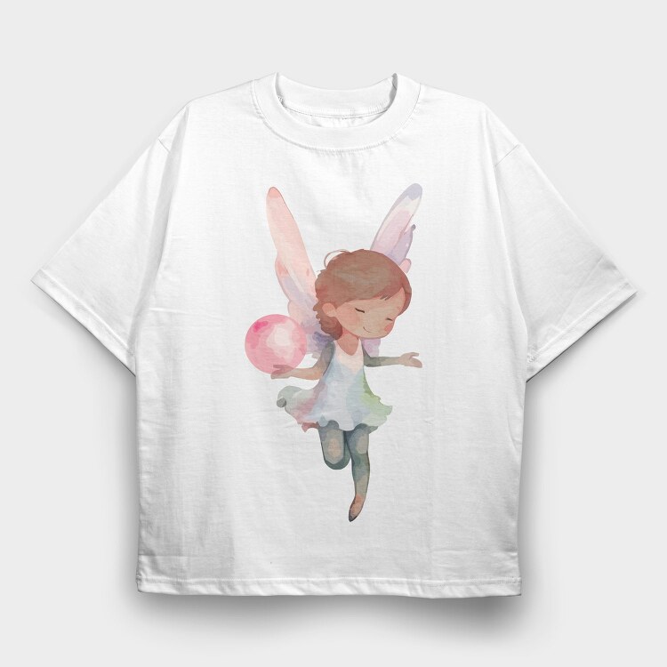 Fairy Ballet Dreams, Tricou Oversize Barbati (Unisex)