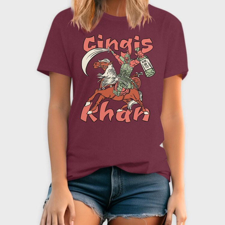 Gingis Khan, Tricou Barbati (Unisex)