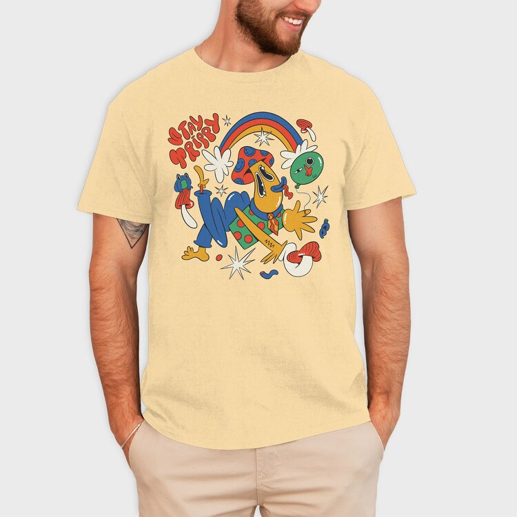 Stay Trippy Fungi, Tricou Barbati (Unisex)
