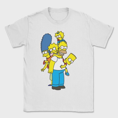 Cartoon Retro the Simpsons 1, Tricou Barbati (Unisex)
