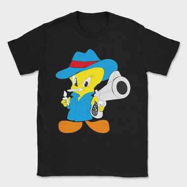 Cartoon Retro Tweety 3, Tricou Barbati (Unisex)