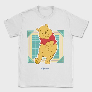 Cartoon Retro Winnie the Pooh 4, Tricou Barbati (Unisex)