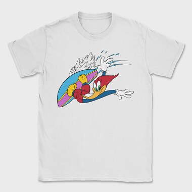 Cartoon Retro Woody Woodpecker 6, Tricou Barbati (Unisex)
