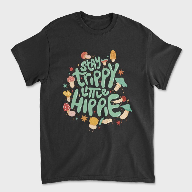 Trippy Hippie, Tricou Barbati (Unisex)