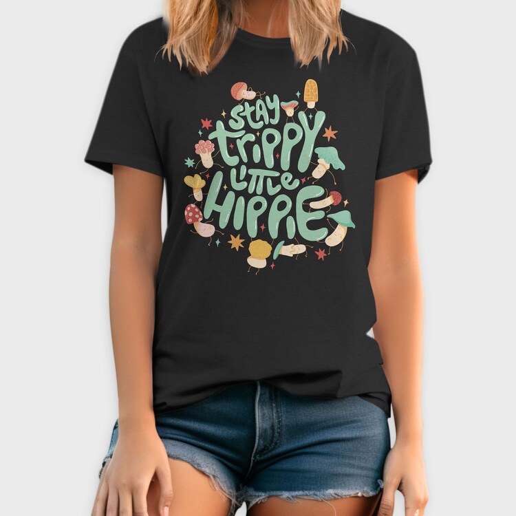 Trippy Hippie, Tricou Barbati (Unisex)