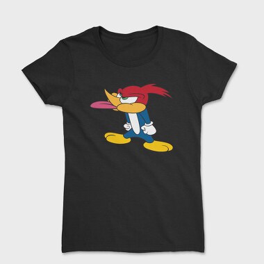 Cartoon Retro Woody Woodpecker 1, Tricou Femei