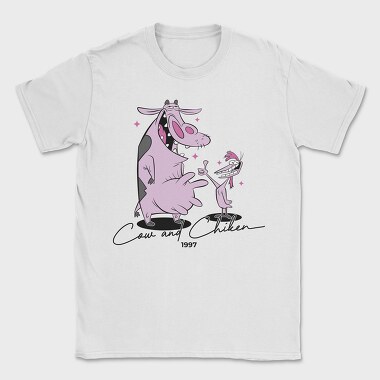 Cow and Chiken, Tricou Barbati (Unisex)