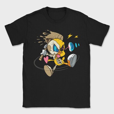 Crazy Tweety, Tricou Barbati (Unisex)