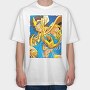 Saint Seiya Knights of the Zodiac, Tricou Oversize Barbati (Unisex)