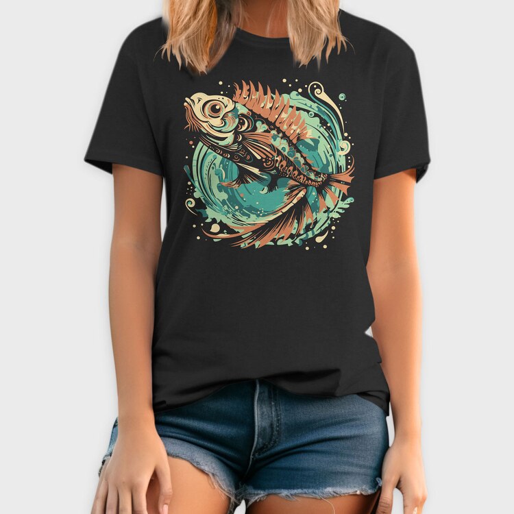 Fish Ornament, Tricou Barbati (Unisex)