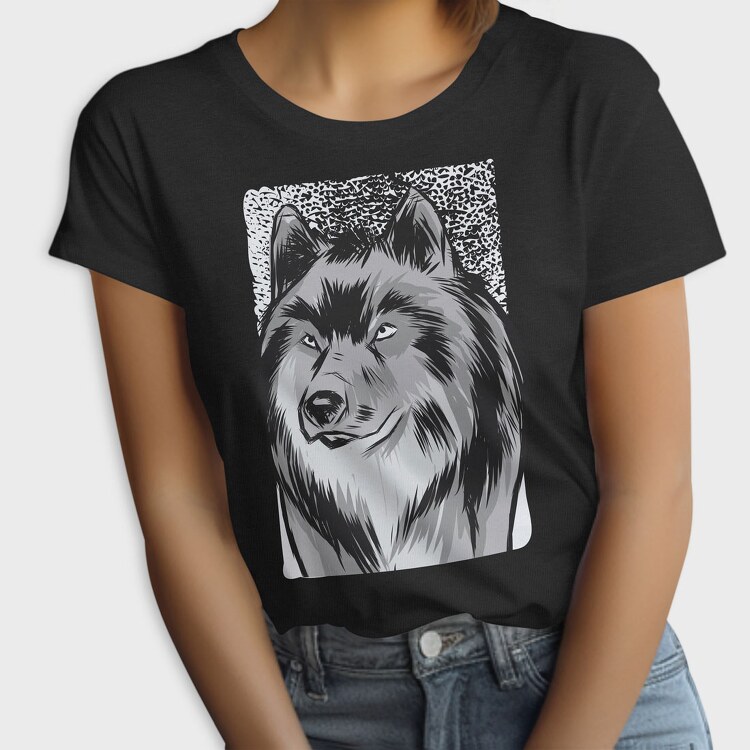 Wolf Portrait 2, Tricou Femei