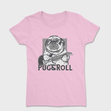 Pug And Roll, Tricou Femei